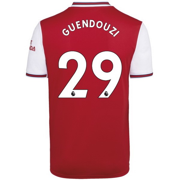 Camiseta Arsenal NO.29 Guendouzi Replica Primera Ropa 2019/20 Rojo